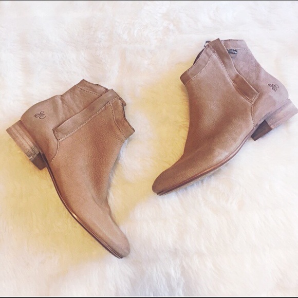 Sam Edelman Shoes - Sam Edelman Tan Leather Short Boots 6